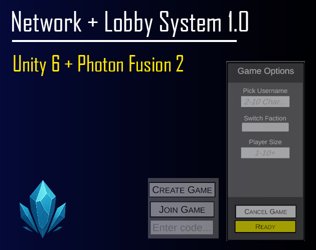 Network and Lobby Setup