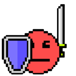 Red Soldier sprite with shield